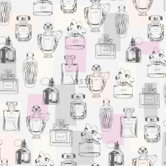 Esta #FAB HD 138856 - Grijs Behang