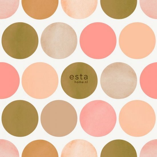 Esta #FAB HD 138858 - Oranje Behang