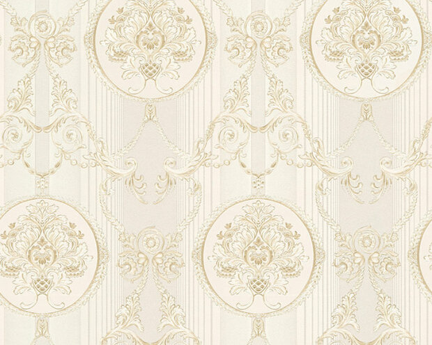 AS Creation Hermitage 10 - 330832/33083-2 - Creme / Beige Behang