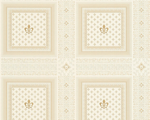 AS Creation Hermitage 10 - 335414/33541-4 - Creme / Beige Behang