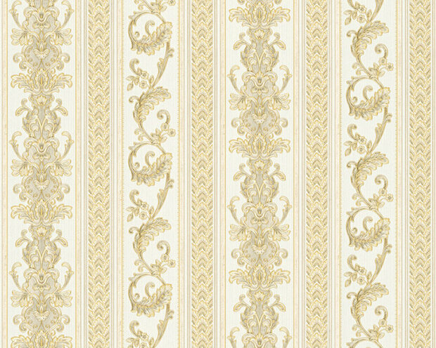AS Creation Hermitage 10 - 335473/33547-3 - Goud / Creme Behang
