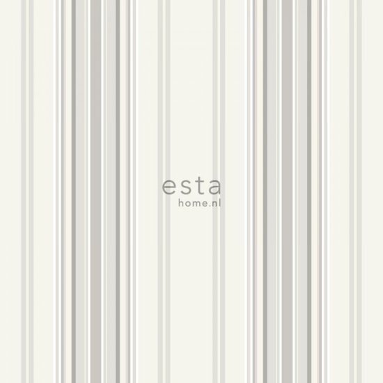 Esta College 138805 - Grijs - Beige Behang