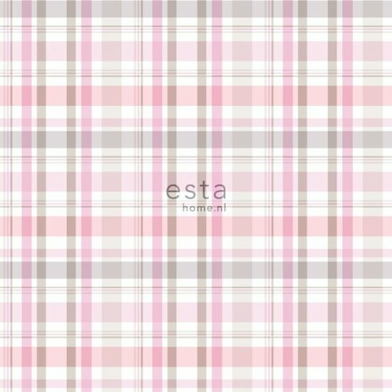 Esta College 138824 - Roze Behang