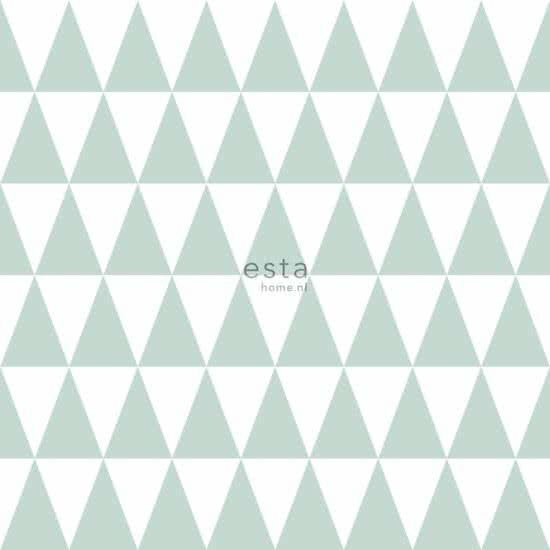 Esta Greenhouse 128843 - Wit - Groen Behang