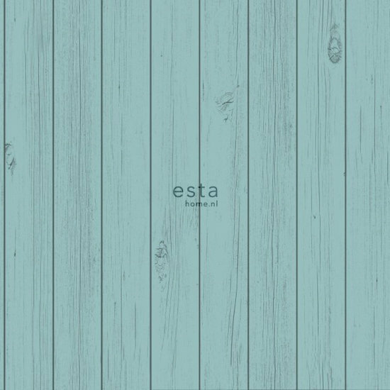 Esta Greenhouse 128855 - Turquoise Behang