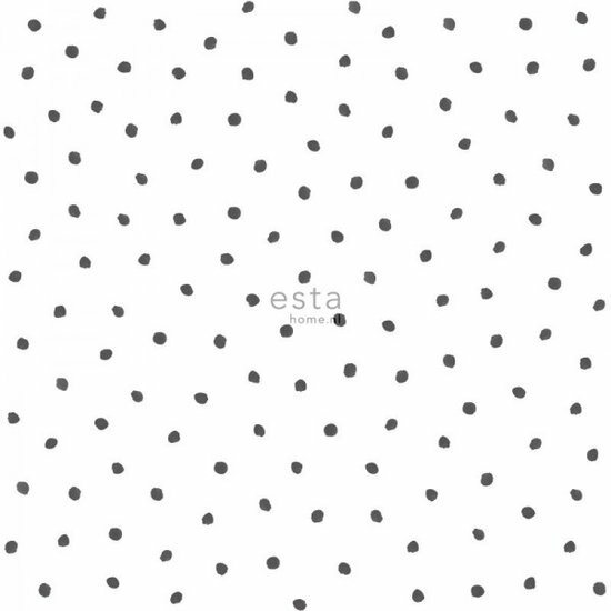 Esta Little Bandits 138934 - Zwart Wit Behang