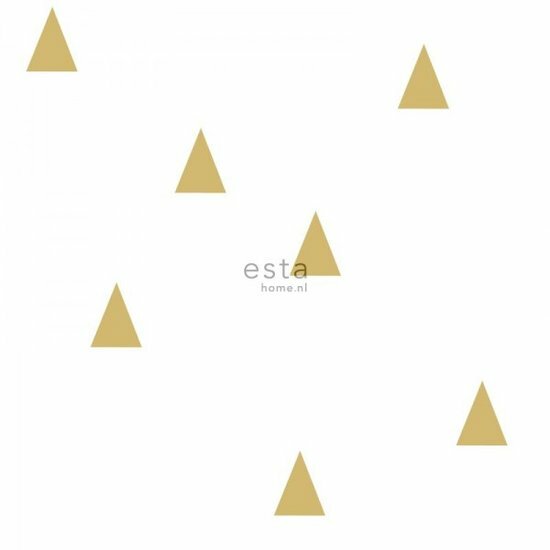 Esta Little Bandits 138943 - Wit - Goud Behang