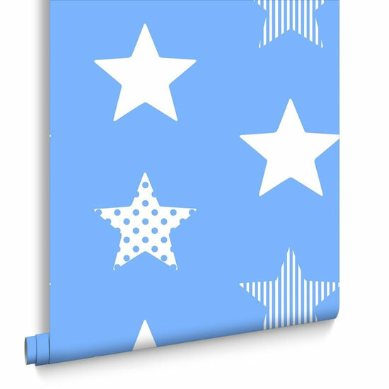 Kids @ Home 5 superstar blue 100109 Behang