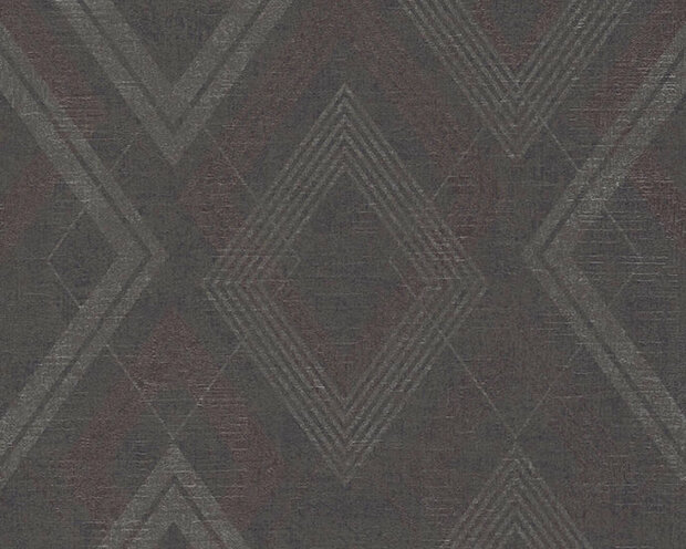 AS Creation Titanium 2 36000-1 - Zilver / Grijs / Zwart Behang