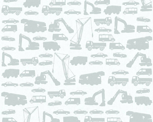 AS Creation Little Stars 35815-1 - Grijs Behang