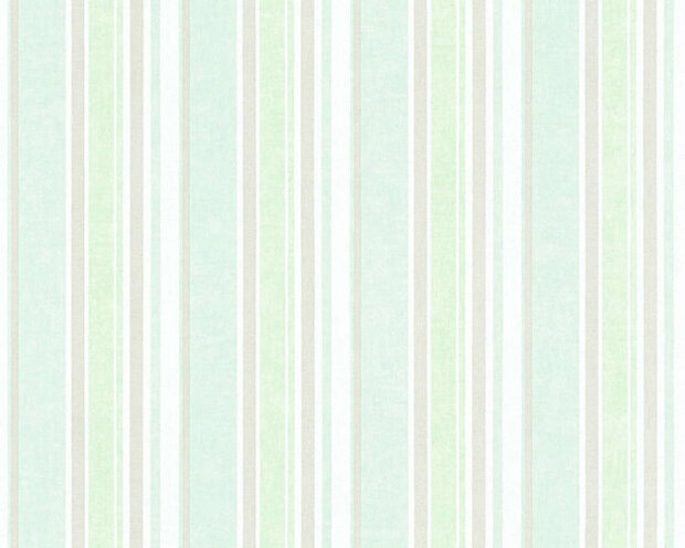 AS Creation Little Stars 35849-1 - Groen / Goud Behang