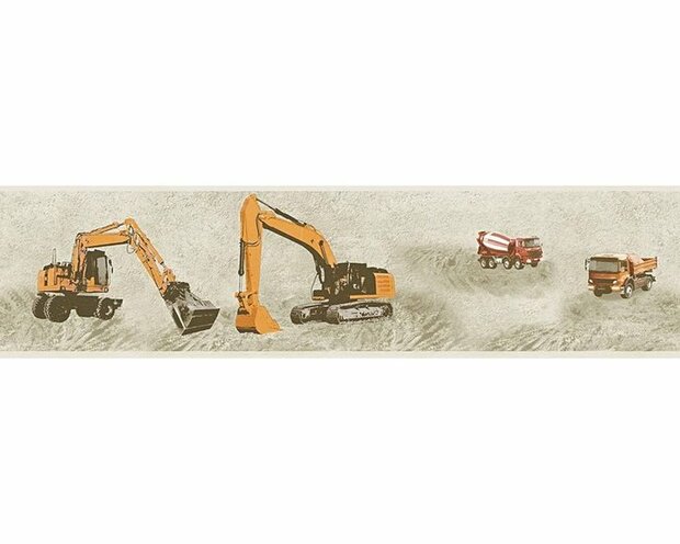 AS Creation Little Stars 35871-2 - Oranje Behang