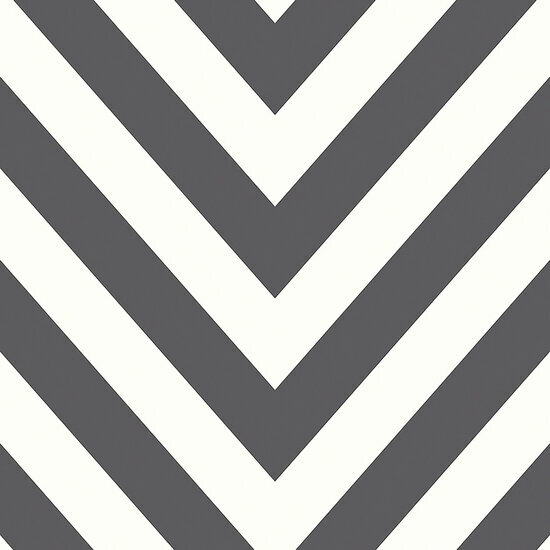Dutch Wallcoverings Dream Catcher Chevron Zwart - Wit 12574 Behang