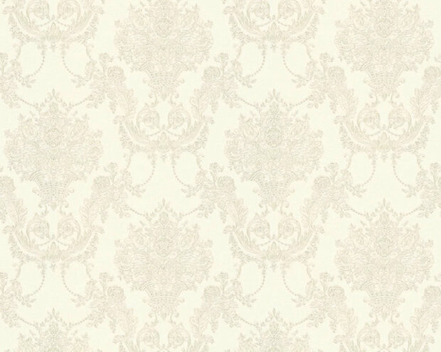 AS Creation Chateau 5 34492-3 - Grijs / Wit Behang