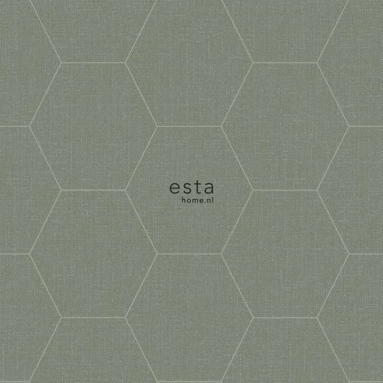 Esta Blush 148751 - Groen Behang