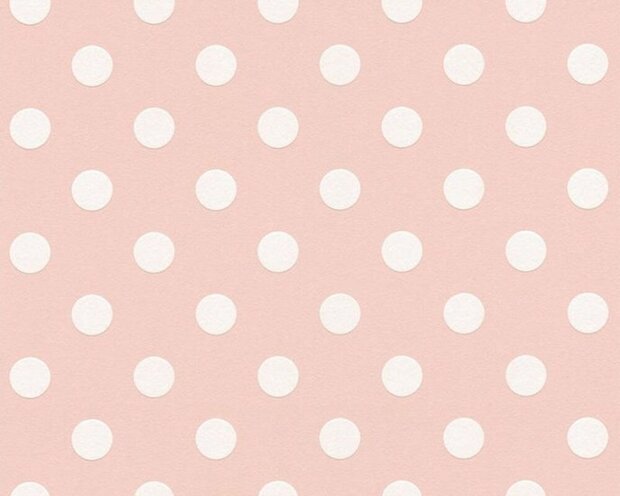 AS Creation Boys and Girls 6 36934-3 - Roze / Wit Behang