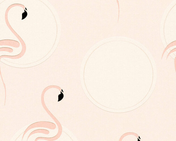 AS Creation Boys and Girls 6 36998-3 - Roze / Beige Behang