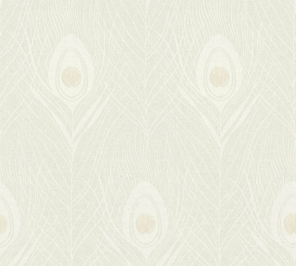 AS Creation Absolutely Chic 36971-1 | 369711 - off white soft grey pauwenveer Behang