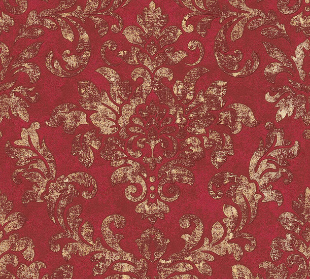 AS Creation New Studio 2.0 | 37413-1 - 374131 - Rood / Goud Behang
