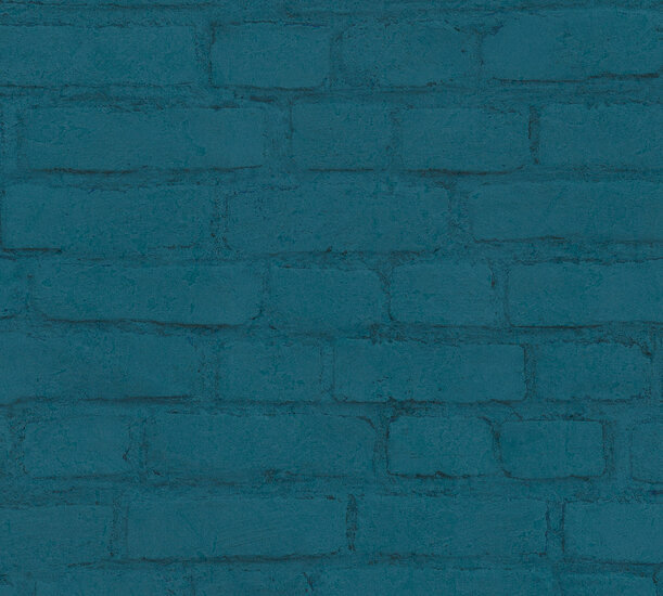 AS Creation Elements 37414-4 - 374144 Blauw / Zwart Behang