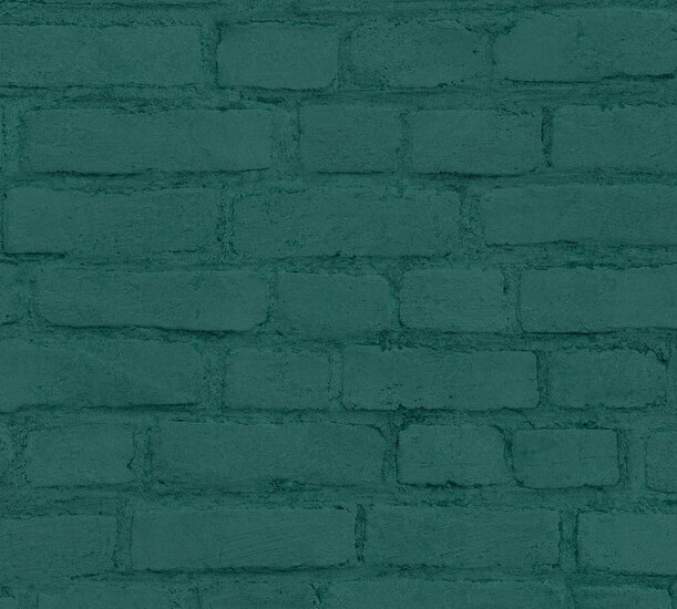 AS Creation Elements 37414-5 - 374145 Groen / Zwart Behang