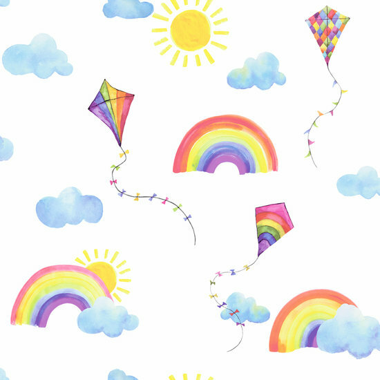Dutch Wallcoverings Over The Rainbow 91020 Behang