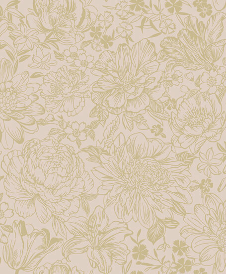 Dutch First Class Bakau Pink 65700 Behang