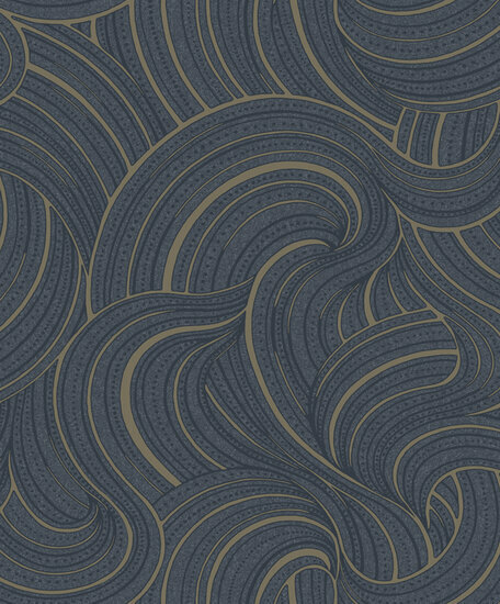 Dutch First Class Bakau Navy 65723 Behang