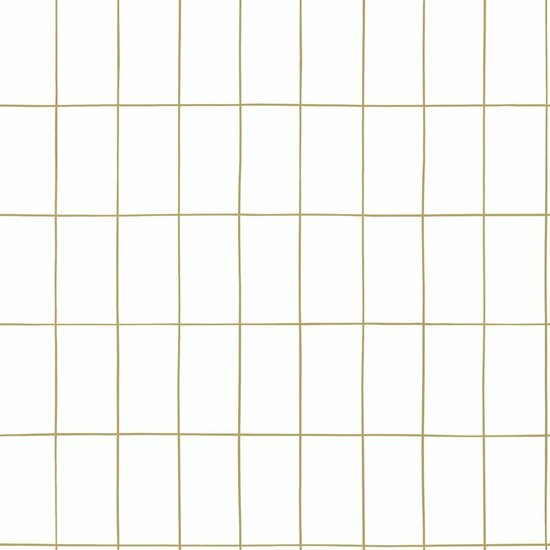 Esta Home Black &amp; White 139131 - Wit - Goud Behang