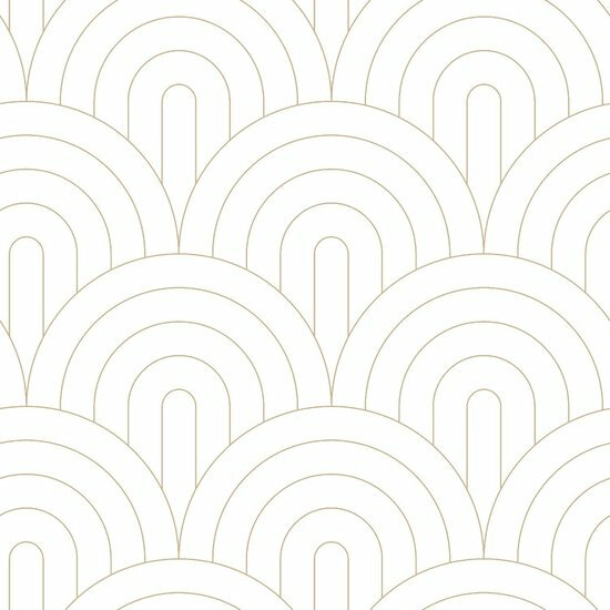 Esta Art Deco 139215 - Wit - Goud Behang