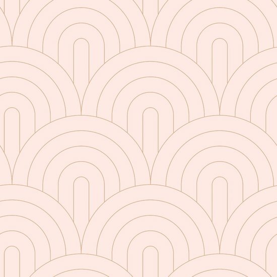 Esta Art Deco 139217 - Roze Behang