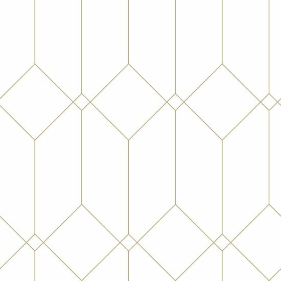 Esta Art Deco 139223 - Wit - Goud Behang