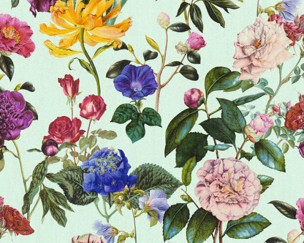 AS Creation Trendwall | 37336-2 - 373362 - Blauw / Groen Behang