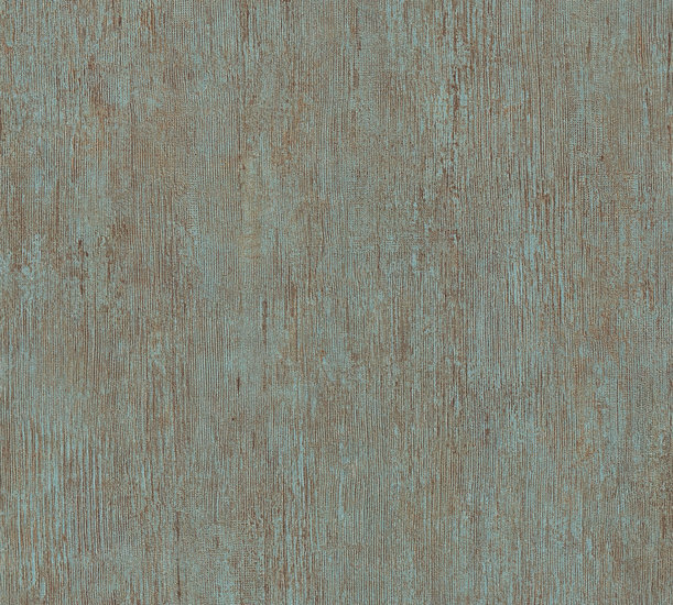 AS Creation Industrial 37746-2 - 377462 - Bruin / Turquoise Behang