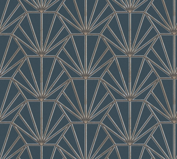 AS Creation Daniel Hechter 6 | 37528-3 - 375283 - Blauw / Goud Behang