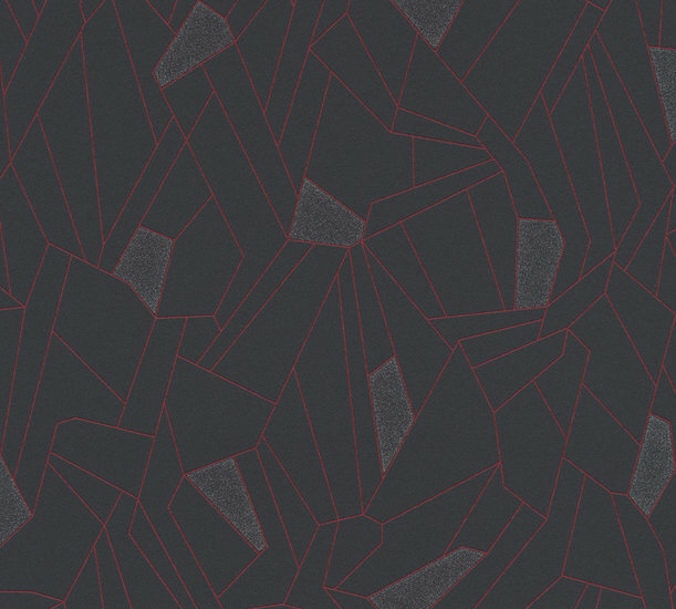 AS Creation New Life 37677-3 - 376773 - Zwart / Grijs Behang