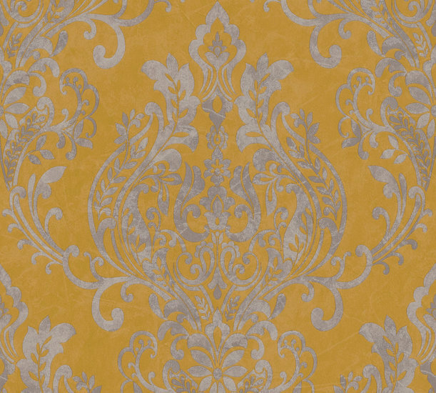 AS Creation New Life 37681-2 - 376812 - Geel / Grijs Behang