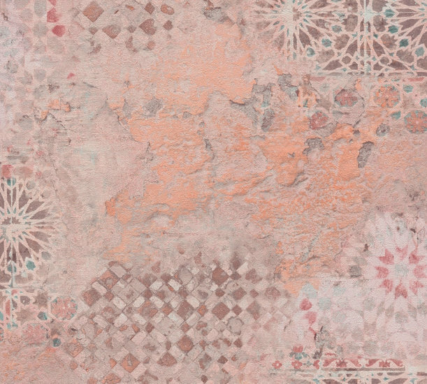 AS Creation Metropolitan Stories II Antonio / Barcelona 37858-2 - 378582 - Oranje / Beige Behang