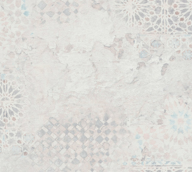 AS Creation Metropolitan Stories II Antonio / Barcelona 37858-3 - 378583 - Wit / Grijs Behang