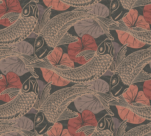 AS Creation Metropolitan Stories II Mio / Tokio 37859-5 - 378595 - Rood / Brons Behang