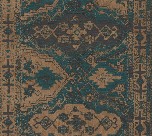 AS Creation Metropolitan Stories II Said / Marrakesch 37868-2 - 378682 - Blauw / Bruin Behang