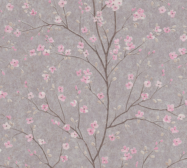 AS Creation Metropolitan Stories II Mio / Tokio 37912-2 - 379122 - Grijs / Roze Behang