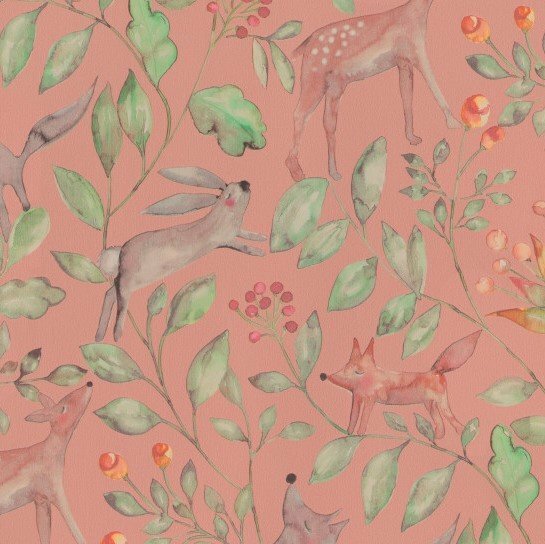 BN Wallcoverings Doodleedoo 220702 - Roze Behang