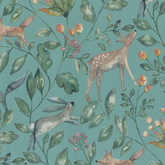 BN Wallcoverings Doodleedoo 220703 - Groen Behang