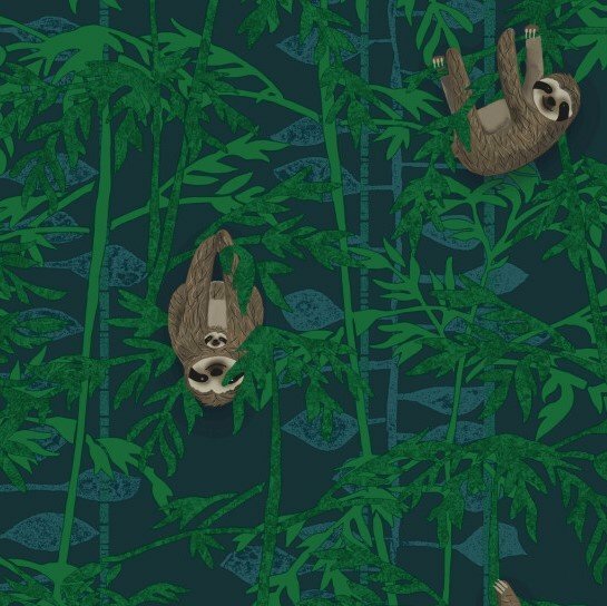 BN Wallcoverings Doodleedoo 220713 - Blauw Behang