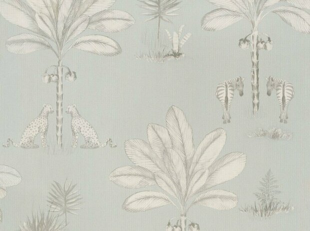 BN Wallcoverings Doodleedoo 220751 - Blauw Behang