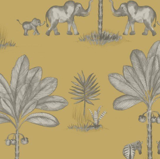 BN Wallcoverings Doodleedoo 220753 - Geel Behang