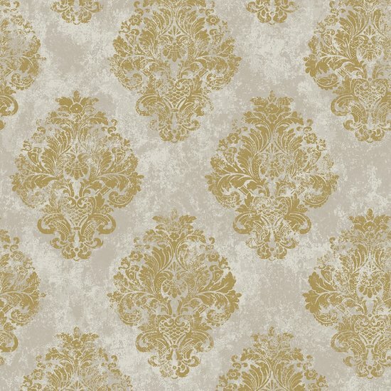 Noordwand Metallic FX / Lustre W78228 Goud / Cr&egrave;me Behang