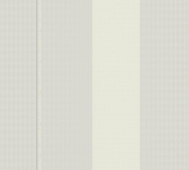 AS Creation Karl Lagerfeld Ribbon 37848-4 - 378484 - Wit / Grijs Behang