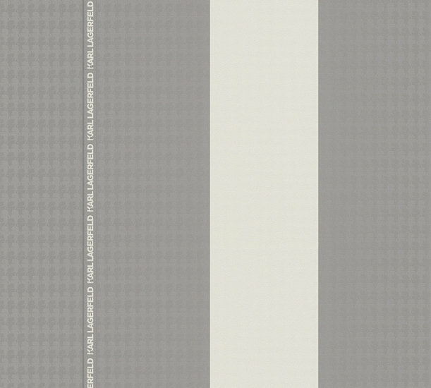 AS Creation Karl Lagerfeld Ribbon 37848-5 - 378485 - Grijs / Wit Behang